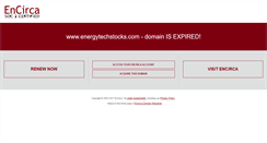 Desktop Screenshot of energytechstocks.com